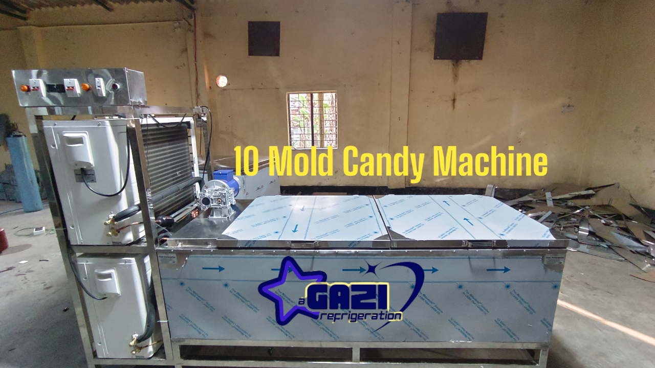 10 mold candy machine