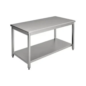 SS Table With 1 Under  Shelf