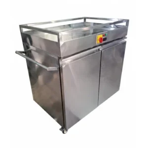 SS Hot Food Troley Double Door 24 Nos 1/1gn Pan