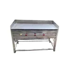 SS Chapati Hot Plate With Cross Bacing